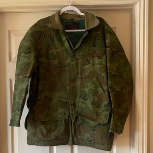 Sears Green Camouflage Military Jacket.